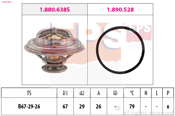 Termostat, środek chłodzący EPS 1.879.937