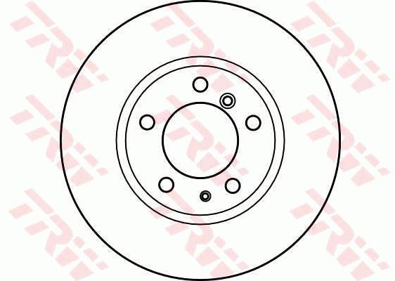 Tarcza hamulcowa TRW DF2558