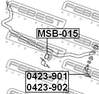 Łącznik stabilizatora FEBEST 0423-902