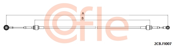 Linka dźwigni zmiany biegów COFLE 2CB.FI007