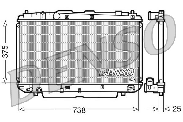 Chłodnica DENSO DRM50021