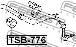 Guma stabilizatora FEBEST TSB-776