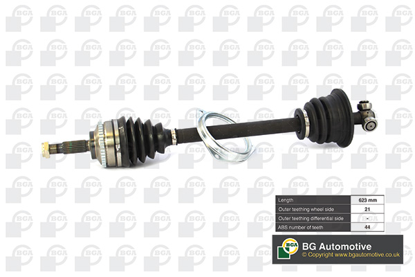 Półoś napędowa BGA DS7300LA