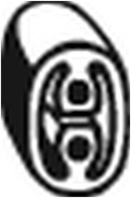 Wieszak ukladu wydechowego BOSAL 255-971