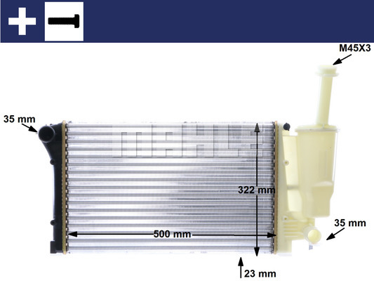 Chłodnica MAHLE CR 1451 000S