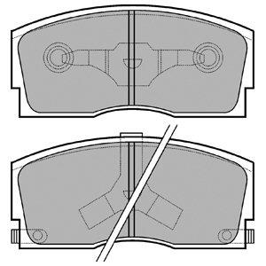 Klocki hamulcowe DELPHI LP626