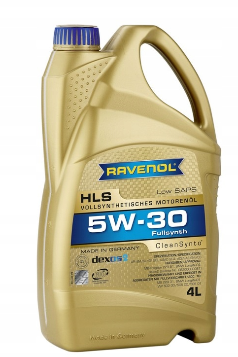 Olej silnikowy RAVENOL 5W30 HLS CleanSynto 4L