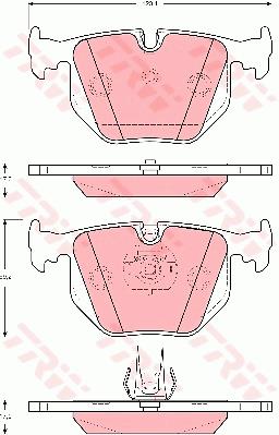 Klocki hamulcowe TRW GDB1527