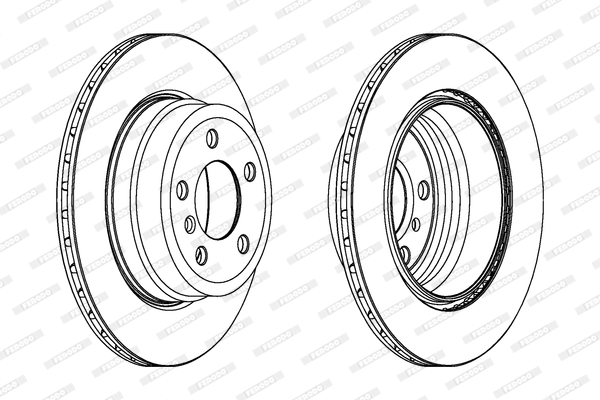 Tarcza hamulcowa FERODO DDF1715C