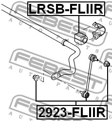 Guma stabilizatora FEBEST LRSB-FLIIR