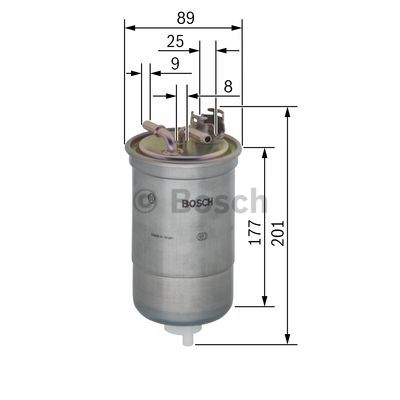 Filtr paliwa BOSCH 0 450 906 295