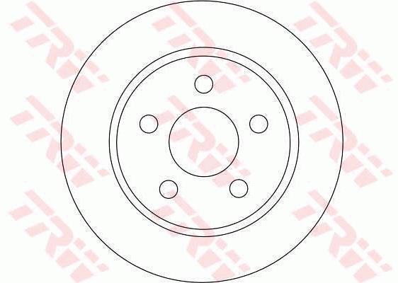 Tarcza hamulcowa TRW DF4372