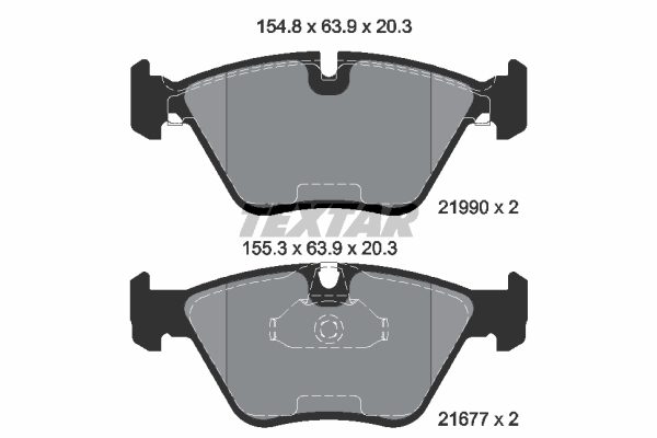 Klocki hamulcowe TEXTAR 2199003