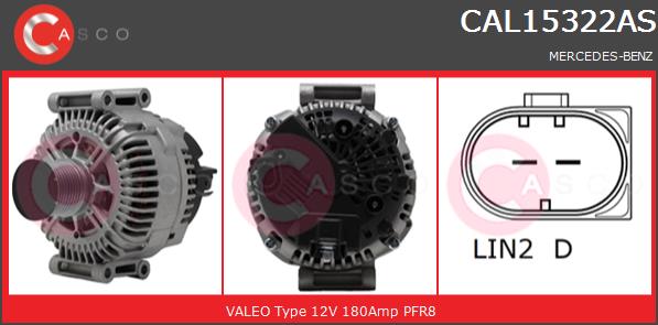 Alternator CASCO CAL15322AS