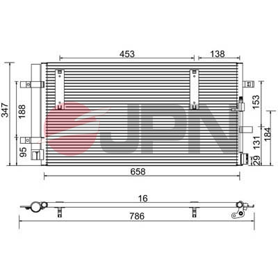 Skraplacz klimatyzacji JPN 60C9077-JPN