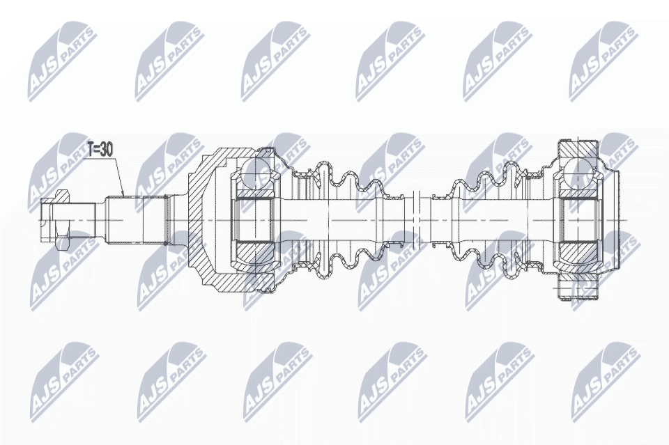 Wał napędowy NTY NPW-VW-186