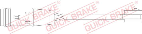 Czujnik zużycia klocków QUICK BRAKE WS 0242 B