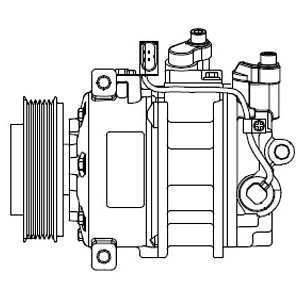 Kompresor klimatyzacji DELPHI CS20546