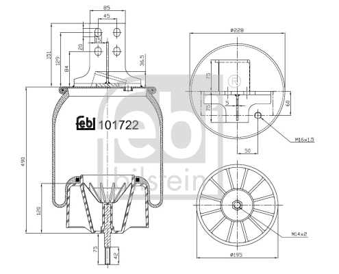 Miech powietrzny FEBI BILSTEIN 101722