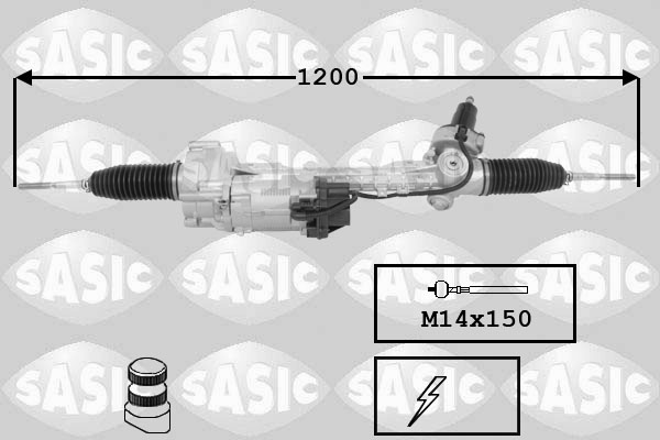 Przekładnia kierownicza SASIC 7176069