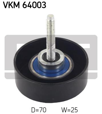 Rolka prowadząca paska osprzętu SKF VKM 64003
