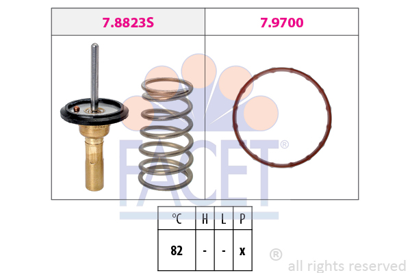 Termostat FACET 7.8823