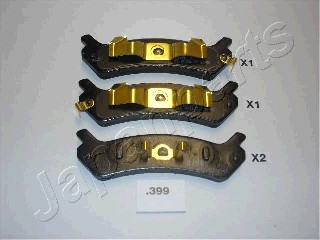 Klocki hamulcowe JAPANPARTS PP-399AF