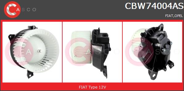 Wentylator wnętrza CASCO CBW74004AS