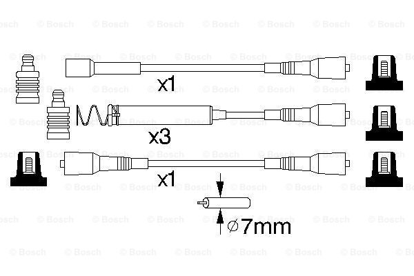 Przewody zapłonowe BOSCH 0 986 356 850
