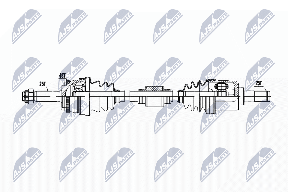 Wał napędowy NTY NPW-HY-605