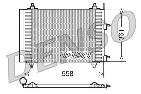 Skraplacz klimatyzacji DENSO DCN21015