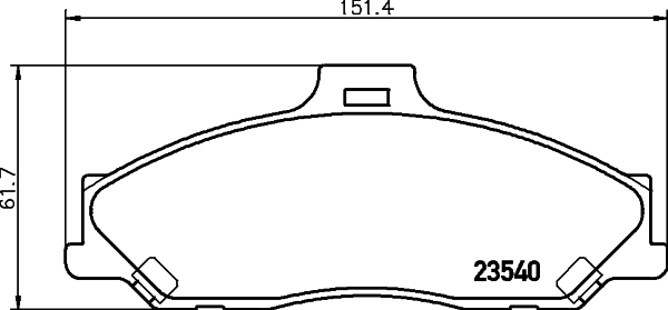 Klocki hamulcowe HELLA 8DB 355 009-751