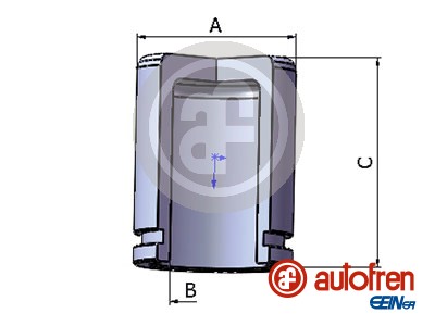 Tłoczek zacisku hamulcowego AUTOFREN SEINSA D025280