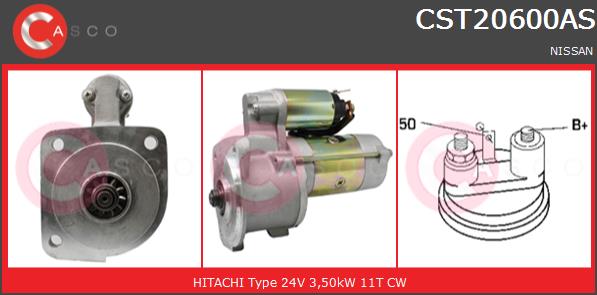 Rozrusznik CASCO CST20600AS