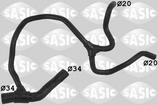 Przewód układu chłodzenia SASIC 3406350
