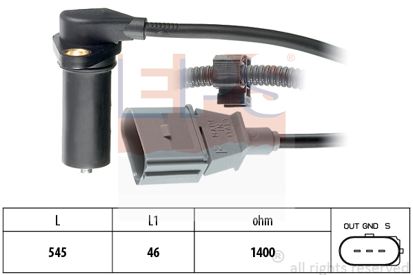 Czujnik położenia wału EPS 1.953.295