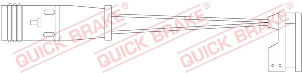 Czujnik zużycia klocków QUICK BRAKE WS 0229 B