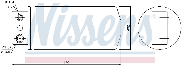 Osuszacz klimatyzacji NISSENS 95235