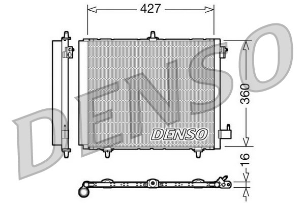 Skraplacz klimatyzacji DENSO DCN21009