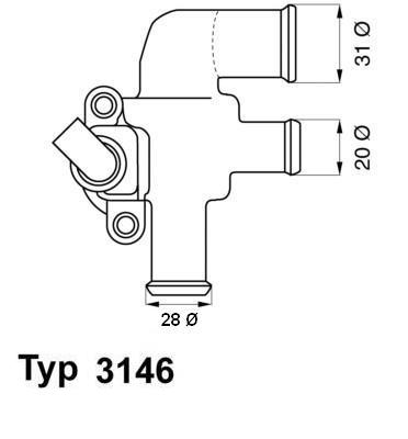 Termostat WAHLER 3146.90D