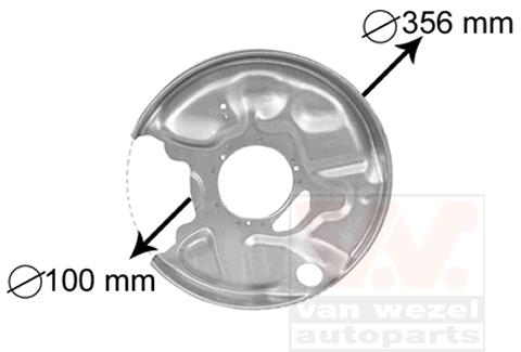 Tarcza kotwiczna VAN WEZEL 3029373