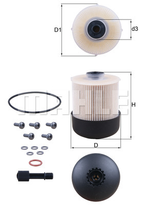 Filtr paliwa KNECHT KX 338/28D