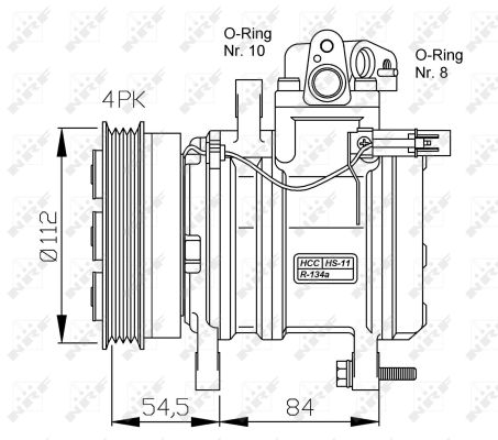 Kompresor klimatyzacji NRF 32439G