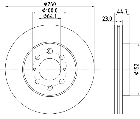 Tarcza hamulcowa HELLA PAGID 8DD 355 110-321
