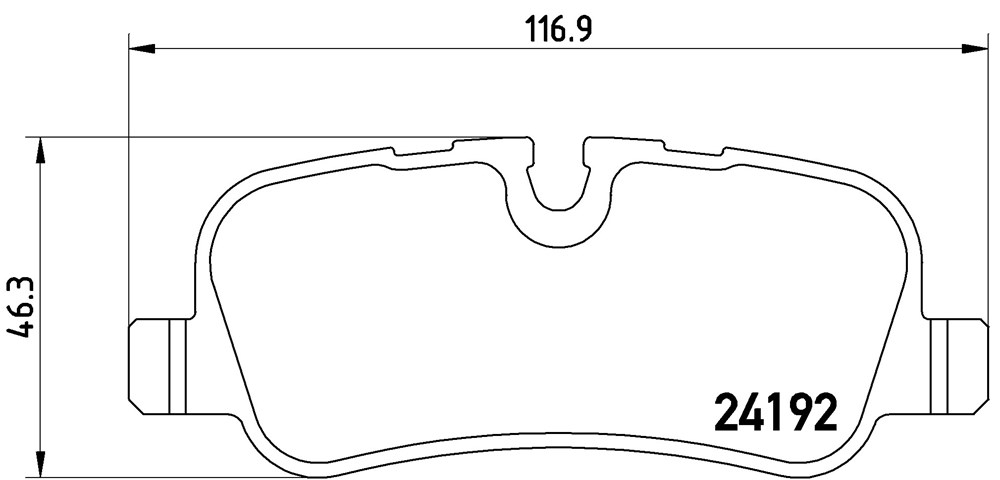 Klocki hamulcowe BREMBO P 44 019