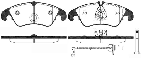 Klocki hamulcowe REMSA 1304.31