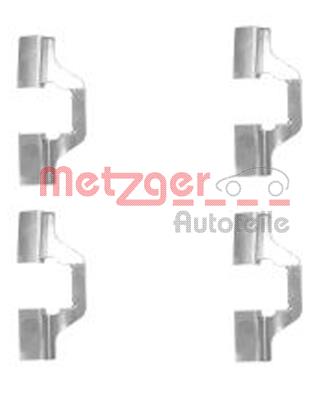 Zestaw akcesoriów montażowych  klocków hamulcowych METZGER 109-1749