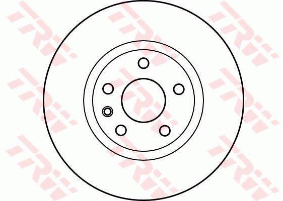 Tarcza hamulcowa TRW DF2645