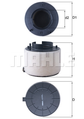 Filtr powietrza MAHLE LX 4249