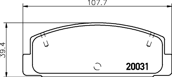 Klocki hamulcowe HELLA 8DB 355 016-761